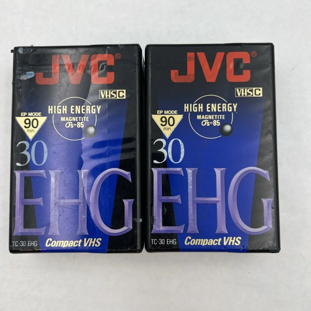 JVS EHG 30 Compact VHS Tape 90 min‎ EP Mode factory Sealed